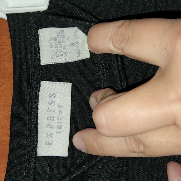 90's Vintage EXPRESS TRI•COT PENCIL SKIRT - Picture 5 of 7